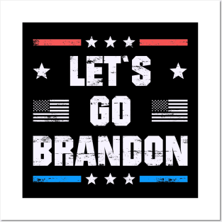 LET`S GO BRANDON - lets go brandon Posters and Art